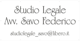 STUDIO LEGALE AVV. SAVO - STUDIO LEGALE AVV. SAVO